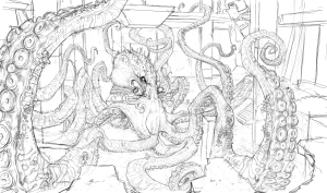 Tomb Raider Underworld Environment Concepts Kraken Room