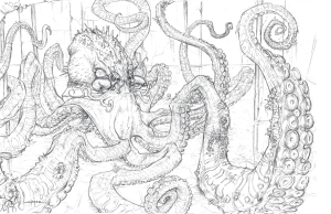 Tomb Raider Underworld Environment Concepts Kraken Room