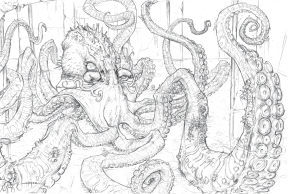 Tomb Raider Underworld Environment Concepts Kraken Room