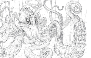 Tomb Raider Underworld Environment Concepts Kraken Room