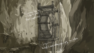 Tomb Raider Underworld Environment Concepts Mansion