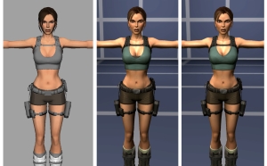 Tomb Raider Underworld Lara Model Design
