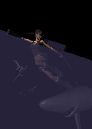 Tomb Raider Underworld Render Process Ocean Pose