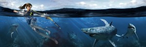 Tomb Raider Underworld Render Process Ocean Pose