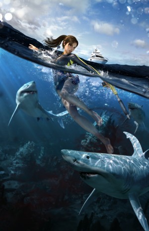 Tomb Raider Underworld Render Process Ocean Pose