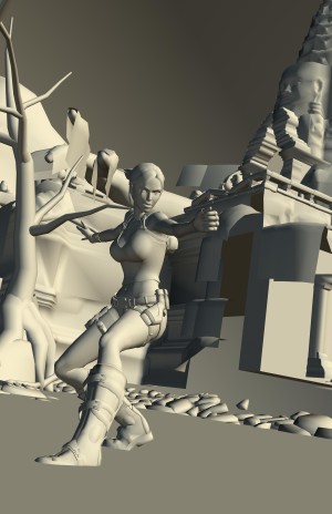 Tomb Raider Underworld Render Process Tigers
