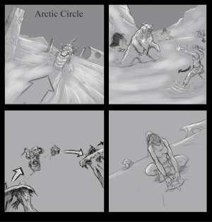 Tomb Raider Underworld Storyboards Arctic Sea