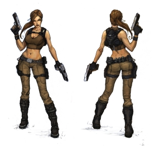 Tomb Raider Underworld Lara Croft Illustrations and Artwork