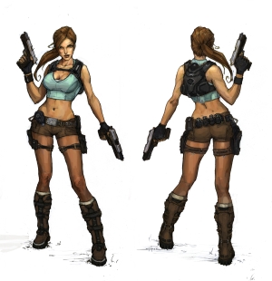 Tomb Raider Underworld Lara Croft Illustrations and Artwork