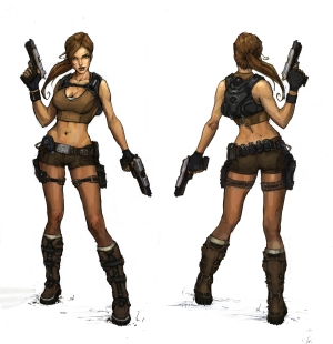 Tomb Raider Underworld Lara Croft Illustrations and Artwork