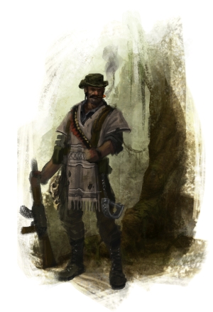 Tomb Raider Underworld Poacher Costumes Artwork
